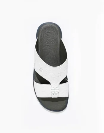 men's white comfy sandal by Lozari 59