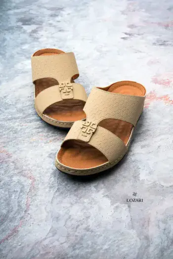 Men's dark red comfy sandal by Lozari